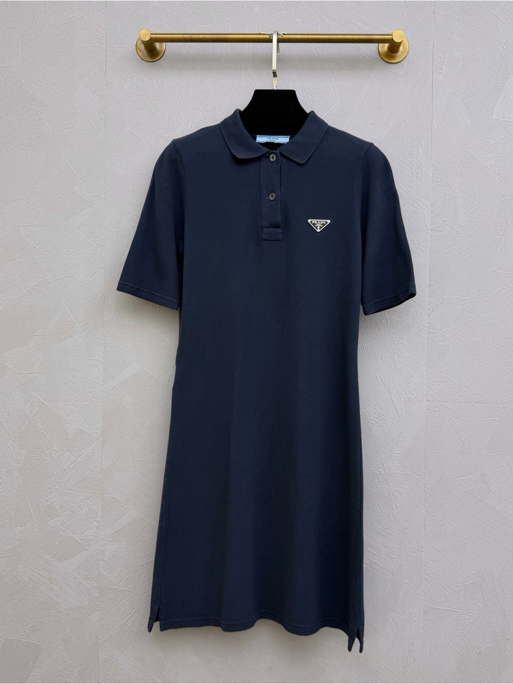 Prada Dark Navy Polo Mini Dress